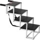 VEVOR Pet Ramp for Vehicles, 4 Step Wide Folding Stairs for Dogs, Aluminium Car Ramp with Non-Slip Coating, Easy to Carry Steps for SUVs, Trucks, Supports up to 250 lbs VEVOR Pet Ramp for Vehicles, 4 Step Wide Folding Stairs for Dogs, Aluminium Car Ramp with Non-Slip Coating, Easy to Carry Steps for SUVs, Trucks, Supports up to 250 lbs