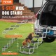 VEVOR Pet Ramp for Vehicles, 4 Step Wide Folding Stairs for Dogs, Aluminium Car Ramp with Non-Slip Coating, Easy to Carry Steps for SUVs, Trucks, Supports up to 250 lbs VEVOR Pet Ramp for Vehicles, 4 Step Wide Folding Stairs for Dogs, Aluminium Car Ramp with Non-Slip Coating, Easy to Carry Steps for SUVs, Trucks, Supports up to 250 lbs