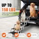 VEVOR Pet Ramp for Vehicles, 4 Step Wide Folding Stairs for Dogs, Aluminium Car Ramp with Non-Slip Coating, Easy to Carry Steps for SUVs, Trucks, Supports up to 250 lbs VEVOR Pet Ramp for Vehicles, 4 Step Wide Folding Stairs for Dogs, Aluminium Car Ramp with Non-Slip Coating, Easy to Carry Steps for SUVs, Trucks, Supports up to 250 lbs