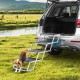 VEVOR Pet Ramp for Vehicles, 4 Step Wide Folding Stairs for Dogs, Aluminium Car Ramp with Non-Slip Coating, Easy to Carry Steps for SUVs, Trucks, Supports up to 250 lbs VEVOR Pet Ramp for Vehicles, 4 Step Wide Folding Stairs for Dogs, Aluminium Car Ramp with Non-Slip Coating, Easy to Carry Steps for SUVs, Trucks, Supports up to 250 lbs