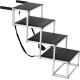 VEVOR Pet Ramp for Vehicles, 4 Step Wide Folding Stairs for Dogs, Aluminium Car Ramp with Non-Slip Coating, Easy to Carry Steps for SUVs, Trucks, Supports up to 250 lbs VEVOR Pet Ramp for Vehicles, 4 Step Wide Folding Stairs for Dogs, Aluminium Car Ramp with Non-Slip Coating, Easy to Carry Steps for SUVs, Trucks, Supports up to 250 lbs