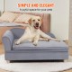 VEVOR Pet Sofa, Dog Couch for Large Dogs and Cats, Soft Velvety Dog Sofa Bed, 50 kg Heavy Duty Cat Sofa, Dog Bed, Pet Bed, Dark Brown VEVOR Pet Sofa, Dog Couch for Large Dogs and Cats, Soft Velvety Dog Sofa Bed, 50 kg Heavy Duty Cat Sofa, Dog Bed, Pet Bed, Dark Brown
