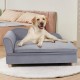 VEVOR Pet Sofa, Dog Couch for Large Dogs and Cats, Soft Velvety Dog Sofa Bed, 50 kg Heavy Duty Cat Sofa, Dog Bed, Pet Bed, Dark Brown VEVOR Pet Sofa, Dog Couch for Large Dogs and Cats, Soft Velvety Dog Sofa Bed, 50 kg Heavy Duty Cat Sofa, Dog Bed, Pet Bed, Dark Brown
