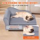 VEVOR Pet Sofa, Dog Couch for Large Dogs and Cats, Soft Velvety Dog Sofa Bed, 50 kg Heavy Duty Cat Sofa, Dog Bed, Pet Bed, Dark Brown VEVOR Pet Sofa, Dog Couch for Large Dogs and Cats, Soft Velvety Dog Sofa Bed, 50 kg Heavy Duty Cat Sofa, Dog Bed, Pet Bed, Dark Brown