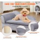 VEVOR Pet Sofa, Dog Couch for Large Dogs and Cats, Soft Velvety Dog Sofa Bed, 50 kg Heavy Duty Cat Sofa, Dog Bed, Pet Bed, Dark Brown VEVOR Pet Sofa, Dog Couch for Large Dogs and Cats, Soft Velvety Dog Sofa Bed, 50 kg Heavy Duty Cat Sofa, Dog Bed, Pet Bed, Dark Brown