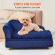 VEVOR Pet Sofa, Dog Couch for Large Dogs and Cats, Soft Velvety Dog Sofa Bed, 50 kg Heavy Duty Cat Sofa, Dog Bed, Pet Bed, Dark Brown VEVOR Pet Sofa, Dog Couch for Large Dogs and Cats, Soft Velvety Dog Sofa Bed, 50 kg Heavy Duty Cat Sofa, Dog Bed, Pet Bed, Dark Brown