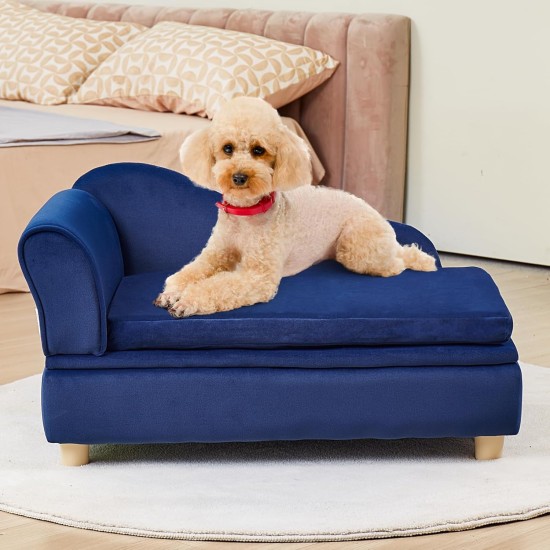 VEVOR Pet Sofa, Dog Couch for Large Dogs and Cats, Soft Velvety Dog Sofa Bed, 50 kg Heavy Duty Cat Sofa, Dog Bed, Pet Bed, Dark Brown VEVOR Pet Sofa, Dog Couch for Large Dogs and Cats, Soft Velvety Dog Sofa Bed, 50 kg Heavy Duty Cat Sofa, Dog Bed, Pet Bed, Dark Brown