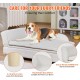 VEVOR Pet Sofa, Dog Couch for Large Dogs and Cats, Soft Velvety Dog Sofa Bed, 50 kg Heavy Duty Cat Sofa, Dog Bed, Pet Bed, Dark Brown VEVOR Pet Sofa, Dog Couch for Large Dogs and Cats, Soft Velvety Dog Sofa Bed, 50 kg Heavy Duty Cat Sofa, Dog Bed, Pet Bed, Dark Brown