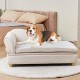 VEVOR Pet Sofa, Dog Couch for Large Dogs and Cats, Soft Velvety Dog Sofa Bed, 50 kg Heavy Duty Cat Sofa, Dog Bed, Pet Bed, Dark Brown VEVOR Pet Sofa, Dog Couch for Large Dogs and Cats, Soft Velvety Dog Sofa Bed, 50 kg Heavy Duty Cat Sofa, Dog Bed, Pet Bed, Dark Brown