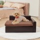VEVOR Pet Sofa, Dog Couch for Medium Dogs and Cats, Soft Leather Dog Sofa Bed, 50 kg Heavy Duty Cat Sofa 710 x 505 x 335 mm VEVOR Pet Sofa, Dog Couch for Medium Dogs and Cats, Soft Leather Dog Sofa Bed, 50 kg Heavy Duty Cat Sofa 710 x 505 x 335 mm