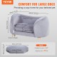 VEVOR Pet Sofa, Dog Couch for Medium Dogs and Cats, Soft Velvety Dog Sofa Bed, 37 kg Heavy Duty Cat Sofa, Dog Bed, Pet Bed, Dark Blue VEVOR Pet Sofa, Dog Couch for Medium Dogs and Cats, Soft Velvety Dog Sofa Bed, 37 kg Heavy Duty Cat Sofa, Dog Bed, Pet Bed, Dark Blue
