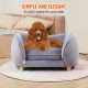 VEVOR Pet Sofa, Dog Couch for Medium Dogs and Cats, Soft Velvety Dog Sofa Bed, 37 kg Heavy Duty Cat Sofa, Dog Bed, Pet Bed, Dark Blue VEVOR Pet Sofa, Dog Couch for Medium Dogs and Cats, Soft Velvety Dog Sofa Bed, 37 kg Heavy Duty Cat Sofa, Dog Bed, Pet Bed, Dark Blue