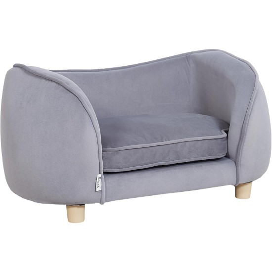 VEVOR Pet Sofa, Dog Couch for Medium Dogs and Cats, Soft Velvety Dog Sofa Bed, 37 kg Heavy Duty Cat Sofa, Dog Bed, Pet Bed, Dark Blue VEVOR Pet Sofa, Dog Couch for Medium Dogs and Cats, Soft Velvety Dog Sofa Bed, 37 kg Heavy Duty Cat Sofa, Dog Bed, Pet Bed, Dark Blue