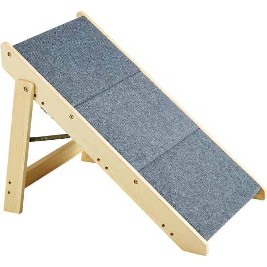 VEVOR Wooden Pet Stairs/Pet Steps, 2 in 1 Foldable Wooden Dog Stairs for Beds, Sofas and Cars, Dog Stairs and Ramp with 3 Steps for Small, Medium and Large Pets, Up to 150 lbs VEVOR Wooden Pet Stairs/Pet Steps, 2 in 1 Foldable Wooden Dog Stairs for Beds, Sofas and Cars, Dog Stairs and Ramp with 3 Steps for Small, Medium and Large Pets, Up to 150 lbs