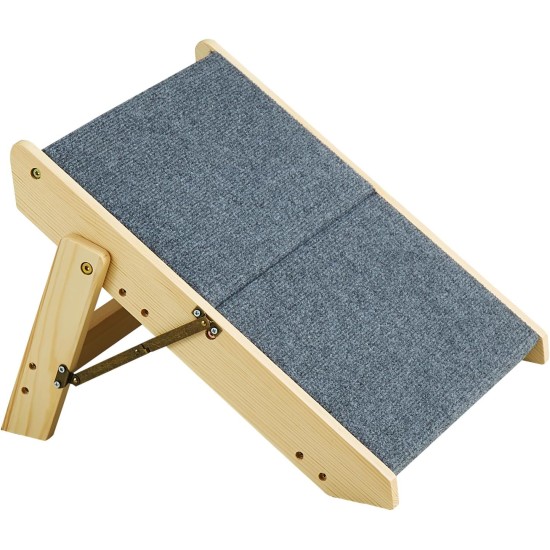 VEVOR Wooden Pet Stairs/Pet Steps, 2 in 1 Foldable Wooden Dog Stairs for Beds, Sofas and Cars, Dog Stairs and Ramp with 3 Steps for Small, Medium and Large Pets, Up to 150 lbs VEVOR Wooden Pet Stairs/Pet Steps, 2 in 1 Foldable Wooden Dog Stairs for Beds, Sofas and Cars, Dog Stairs and Ramp with 3 Steps for Small, Medium and Large Pets, Up to 150 lbs