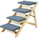 VEVOR Wooden Pet Stairs/Pet Steps, 2 in 1 Foldable Wooden Dog Stairs for Beds, Sofas and Cars, Dog Stairs and Ramp with 3 Steps for Small, Medium and Large Pets, Up to 150 lbs VEVOR Wooden Pet Stairs/Pet Steps, 2 in 1 Foldable Wooden Dog Stairs for Beds, Sofas and Cars, Dog Stairs and Ramp with 3 Steps for Small, Medium and Large Pets, Up to 150 lbs