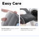 WESTERN HOME Dog Bed for Large and Medium-Sized Dogs, Orthopaedic, Washable Dog Bed with Border, Grey, L 106 x W 76 x H 19 cm WESTERN HOME Dog Bed for Large and Medium-Sized Dogs, Orthopaedic, Washable Dog Bed with Border, Grey, L 106 x W 76 x H 19 cm