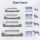 WESTERN HOME Dog Bed for Large and Medium-Sized Dogs, Orthopaedic, Washable Dog Bed with Border, Grey, L 106 x W 76 x H 19 cm WESTERN HOME Dog Bed for Large and Medium-Sized Dogs, Orthopaedic, Washable Dog Bed with Border, Grey, L 106 x W 76 x H 19 cm