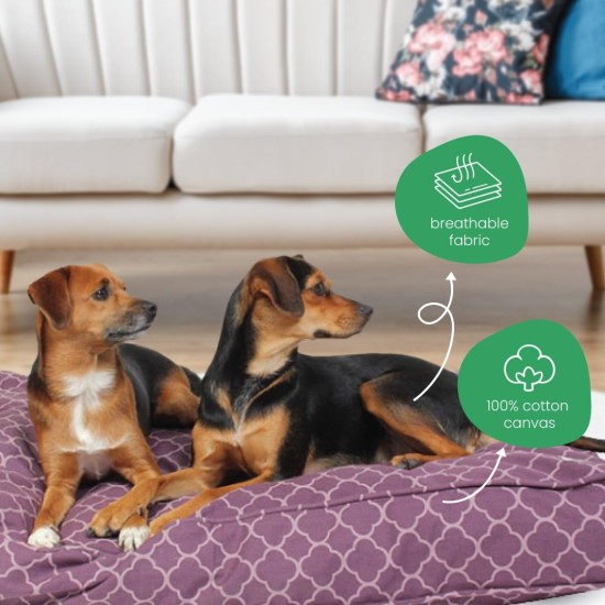 dd59r Round Medium Large Washable Dog Bed Cover with Removable Cover Papillon Print 36"x5" Round dd59r Round Medium Large Washable Dog Bed Cover with Removable Cover Papillon Print 36"x5" Round