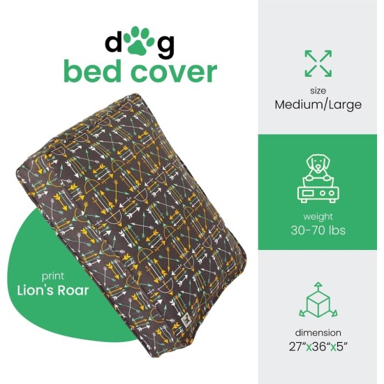 dd59r Round Medium Large Washable Dog Bed Cover with Removable Cover Papillon Print 36"x5" Round dd59r Round Medium Large Washable Dog Bed Cover with Removable Cover Papillon Print 36"x5" Round