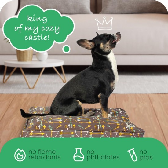 dd59r Round Medium Large Washable Dog Bed Cover with Removable Cover Papillon Print 36"x5" Round dd59r Round Medium Large Washable Dog Bed Cover with Removable Cover Papillon Print 36"x5" Round