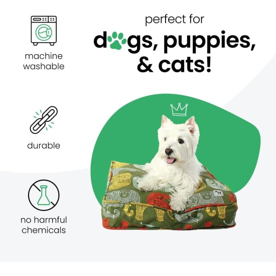 dd59r Round Medium Large Washable Dog Bed Cover with Removable Cover Papillon Print 36"x5" Round dd59r Round Medium Large Washable Dog Bed Cover with Removable Cover Papillon Print 36"x5" Round
