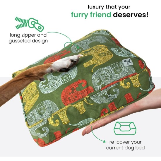 dd59r Round Medium Large Washable Dog Bed Cover with Removable Cover Papillon Print 36"x5" Round dd59r Round Medium Large Washable Dog Bed Cover with Removable Cover Papillon Print 36"x5" Round