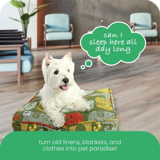 dd59r Round Medium Large Washable Dog Bed Cover with Removable Cover Papillon Print 36"x5" Round dd59r Round Medium Large Washable Dog Bed Cover with Removable Cover Papillon Print 36"x5" Round