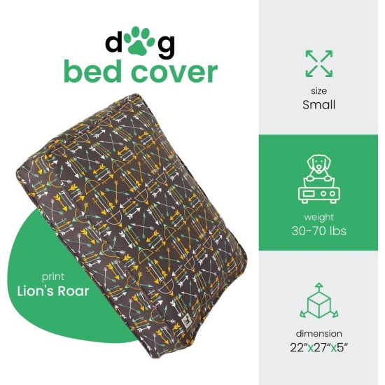 dd59r Round Medium Large Washable Dog Bed Cover with Removable Cover Papillon Print 36"x5" Round dd59r Round Medium Large Washable Dog Bed Cover with Removable Cover Papillon Print 36"x5" Round