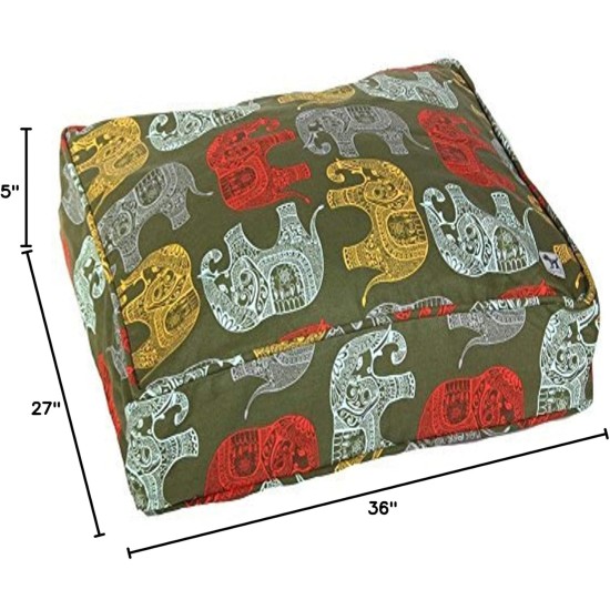 dd59r Round Medium Large Washable Dog Bed Cover with Removable Cover Papillon Print 36"x5" Round dd59r Round Medium Large Washable Dog Bed Cover with Removable Cover Papillon Print 36"x5" Round