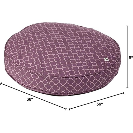 dd59r Round Medium Large Washable Dog Bed Cover with Removable Cover Papillon Print 36"x5" Round dd59r Round Medium Large Washable Dog Bed Cover with Removable Cover Papillon Print 36"x5" Round