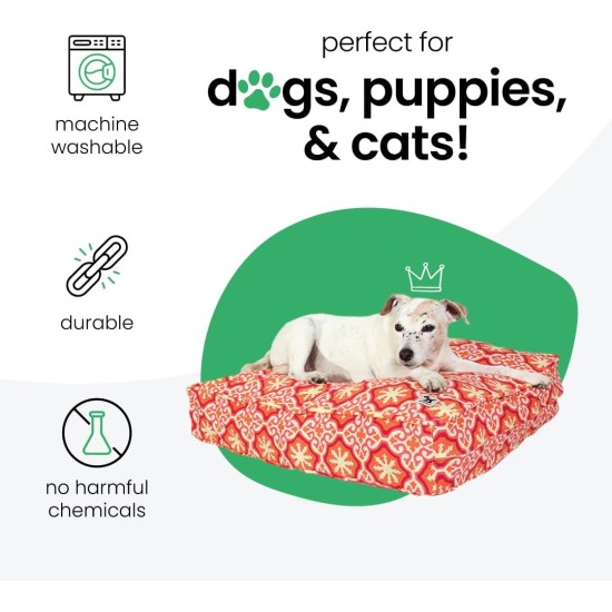 dd59r Round Medium Large Washable Dog Bed Cover with Removable Cover Papillon Print 36"x5" Round dd59r Round Medium Large Washable Dog Bed Cover with Removable Cover Papillon Print 36"x5" Round