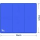 himaly Cooling Mat for Dogs and Cats (50 x 90 cm, Blue) Cooling Mat for Dogs and Cats with Cold Gel Pad, Self-Cooling Cushion, Cooling Dog Blanket for Cats and Dogs himaly Cooling Mat for Dogs and Cats (50 x 90 cm, Blue) Cooling Mat for Dogs and Cats with Cold Gel Pad, Self-Cooling Cushion, Cooling Dog Blanket for Cats and Dogs