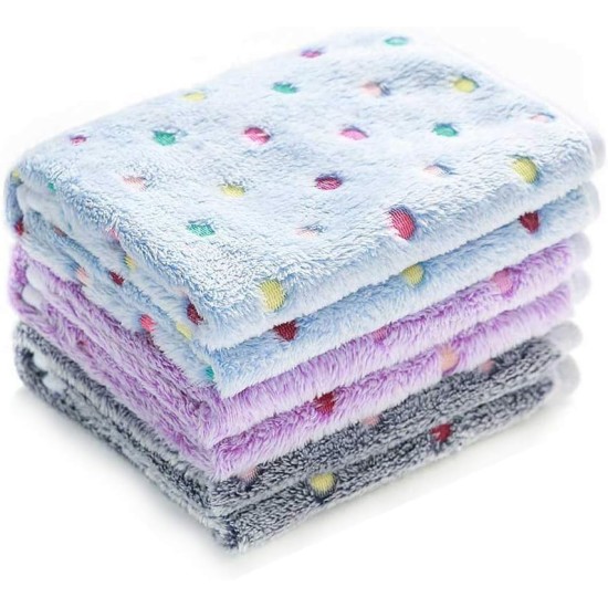 luciphia Dog Blanket, Cat Blanket, Washable, 1 x Pack of 3 Blankets for Small/Medium Dogs and Cats, Cuddly Blanket, Fluffy, Soft, Warm Fleece Pet Blanket for Travel, Sofa, 76 x 52 cm luciphia Dog Blanket, Cat Blanket, Washable, 1 x Pack of 3 Blankets for Small/Medium Dogs and Cats, Cuddly Blanket, Fluffy, Soft, Warm Fleece Pet Blanket for Travel, Sofa, 76 x 52 cm