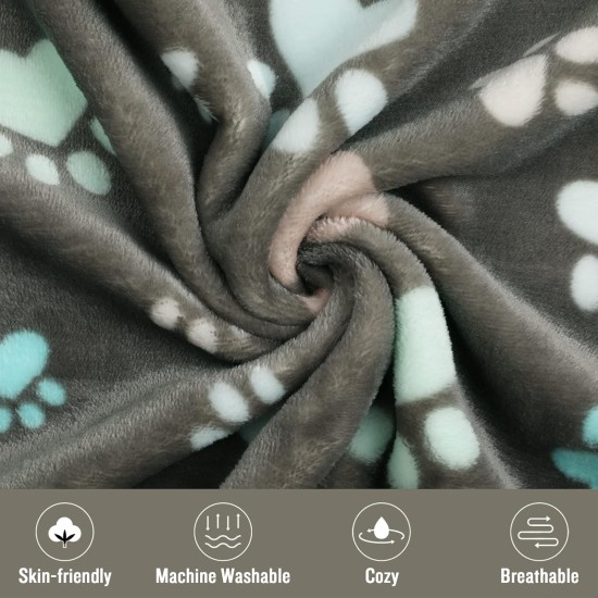 luciphia Dog Blanket, Cat Blanket, Washable, 1 x Pack of 3 Blankets for Small/Medium Dogs and Cats, Cuddly Blanket, Fluffy, Soft, Warm Fleece Pet Blanket for Travel, Sofa, 76 x 52 cm luciphia Dog Blanket, Cat Blanket, Washable, 1 x Pack of 3 Blankets for Small/Medium Dogs and Cats, Cuddly Blanket, Fluffy, Soft, Warm Fleece Pet Blanket for Travel, Sofa, 76 x 52 cm
