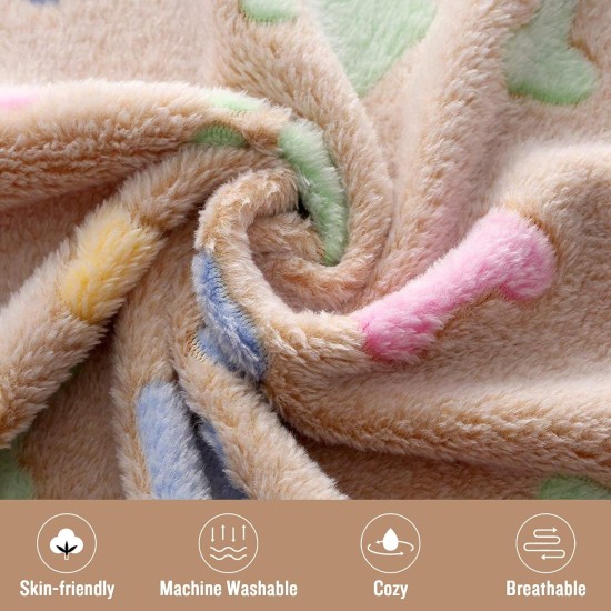 luciphia Dog Blanket, Cat Blanket, Washable, 1 x Pack of 3 Blankets for Small/Medium Dogs and Cats, Cuddly Blanket, Fluffy, Soft, Warm Fleece Pet Blanket for Travel, Sofa, 76 x 52 cm luciphia Dog Blanket, Cat Blanket, Washable, 1 x Pack of 3 Blankets for Small/Medium Dogs and Cats, Cuddly Blanket, Fluffy, Soft, Warm Fleece Pet Blanket for Travel, Sofa, 76 x 52 cm