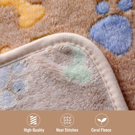 luciphia Dog Blanket, Cat Blanket, Washable, 1 x Pack of 3 Blankets for Small/Medium Dogs and Cats, Cuddly Blanket, Fluffy, Soft, Warm Fleece Pet Blanket for Travel, Sofa, 76 x 52 cm luciphia Dog Blanket, Cat Blanket, Washable, 1 x Pack of 3 Blankets for Small/Medium Dogs and Cats, Cuddly Blanket, Fluffy, Soft, Warm Fleece Pet Blanket for Travel, Sofa, 76 x 52 cm