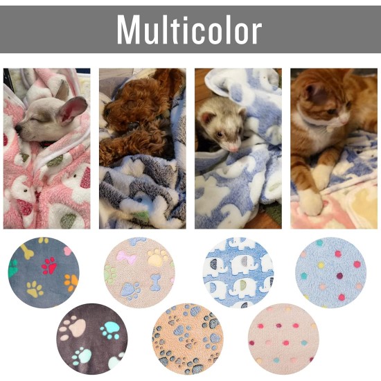 luciphia Dog Blanket, Cat Blanket, Washable, 1 x Pack of 3 Blankets for Small/Medium Dogs and Cats, Cuddly Blanket, Fluffy, Soft, Warm Fleece Pet Blanket for Travel, Sofa, 76 x 52 cm luciphia Dog Blanket, Cat Blanket, Washable, 1 x Pack of 3 Blankets for Small/Medium Dogs and Cats, Cuddly Blanket, Fluffy, Soft, Warm Fleece Pet Blanket for Travel, Sofa, 76 x 52 cm