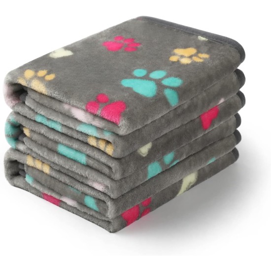 luciphia Dog Blanket, Cat Blanket, Washable, 1 x Pack of 3 Blankets for Small/Medium Dogs and Cats, Cuddly Blanket, Fluffy, Soft, Warm Fleece Pet Blanket for Travel, Sofa, 76 x 52 cm luciphia Dog Blanket, Cat Blanket, Washable, 1 x Pack of 3 Blankets for Small/Medium Dogs and Cats, Cuddly Blanket, Fluffy, Soft, Warm Fleece Pet Blanket for Travel, Sofa, 76 x 52 cm