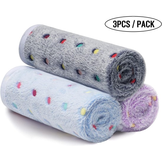 luciphia Dog Blanket, Cat Blanket, Washable, 1 x Pack of 3 Blankets for Small/Medium Dogs and Cats, Cuddly Blanket, Fluffy, Soft, Warm Fleece Pet Blanket for Travel, Sofa, 76 x 52 cm luciphia Dog Blanket, Cat Blanket, Washable, 1 x Pack of 3 Blankets for Small/Medium Dogs and Cats, Cuddly Blanket, Fluffy, Soft, Warm Fleece Pet Blanket for Travel, Sofa, 76 x 52 cm