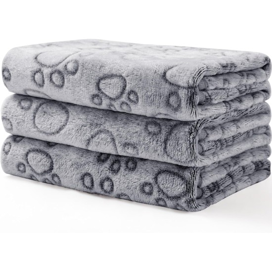 luciphia Dog Blanket, Cat Blanket, Washable, 1 x Pack of 3 Blankets for Small/Medium Dogs and Cats, Cuddly Blanket, Fluffy, Soft, Warm Fleece Pet Blanket for Travel, Sofa, 76 x 52 cm luciphia Dog Blanket, Cat Blanket, Washable, 1 x Pack of 3 Blankets for Small/Medium Dogs and Cats, Cuddly Blanket, Fluffy, Soft, Warm Fleece Pet Blanket for Travel, Sofa, 76 x 52 cm