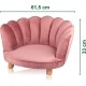 maxxpro Cat and Dog Sofa - Pink - Raised with Wooden Legs - Velvet Material - 61.5 x 52 x 33 cm - Cats and Dogs up to 80 kg maxxpro Cat and Dog Sofa - Pink - Raised with Wooden Legs - Velvet Material - 61.5 x 52 x 33 cm - Cats and Dogs up to 80 kg