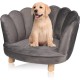 maxxpro Cat and Dog Sofa - Pink - Raised with Wooden Legs - Velvet Material - 61.5 x 52 x 33 cm - Cats and Dogs up to 80 kg maxxpro Cat and Dog Sofa - Pink - Raised with Wooden Legs - Velvet Material - 61.5 x 52 x 33 cm - Cats and Dogs up to 80 kg