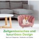 maxxpro Cat and Dog Sofa - Pink - Raised with Wooden Legs - Velvet Material - 61.5 x 52 x 33 cm - Cats and Dogs up to 80 kg maxxpro Cat and Dog Sofa - Pink - Raised with Wooden Legs - Velvet Material - 61.5 x 52 x 33 cm - Cats and Dogs up to 80 kg