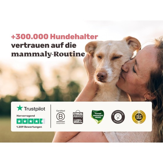 9-in-1 Probiotic Complex for Your Dog - Lucky Belly 110 Snacks (325g) by mammaly - Grass and Fecure-Eater Drops Promote Intestinal Regulation and Digestion - Digestive Snacks for Dogs with Vitamin E 9-in-1 Probiotic Complex for Your Dog - Lucky Belly 110 Snacks (325g) by mammaly - Grass and Fecure-Eater Drops Promote Intestinal Regulation and Digestion - Digestive Snacks for Dogs with Vitamin E