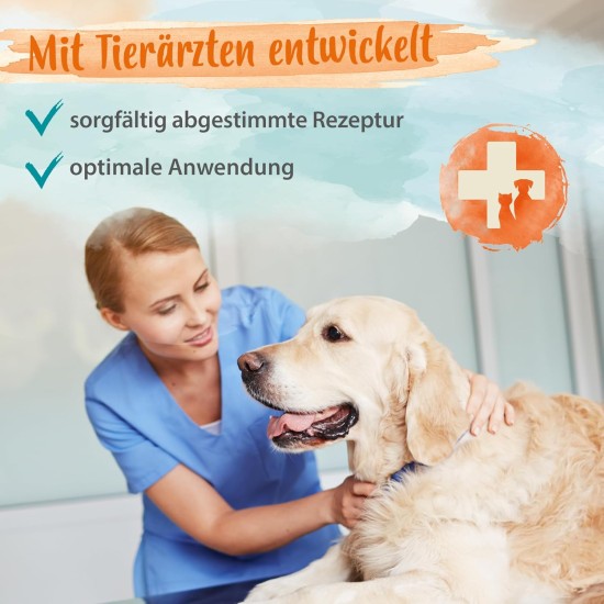 Diar-Stopp Tabs - Chewable Tablets Against Dog Diarrhoea - Diarrhoea for Dogs - Build Dog Intestinal Flora with Probiotics - Intestinal Restoration for the Dog - Stops Dog Diarrhoea - 120 Diar-Stopp Tabs - Chewable Tablets Against Dog Diarrhoea - Diarrhoea for Dogs - Build Dog Intestinal Flora with Probiotics - Intestinal Restoration for the Dog - Stops Dog Diarrhoea - 120