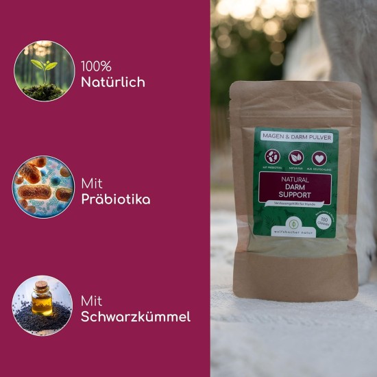 Digestive Snack for Dogs - 125 Treats with Prebiotic Yeast & Herbs | 100% Natural | Supports Intestinal Flora & Normal Faeces | 125 Gentle Dog Snacks Digestive Snack for Dogs - 125 Treats with Prebiotic Yeast & Herbs | 100% Natural | Supports Intestinal Flora & Normal Faeces | 125 Gentle Dog Snacks