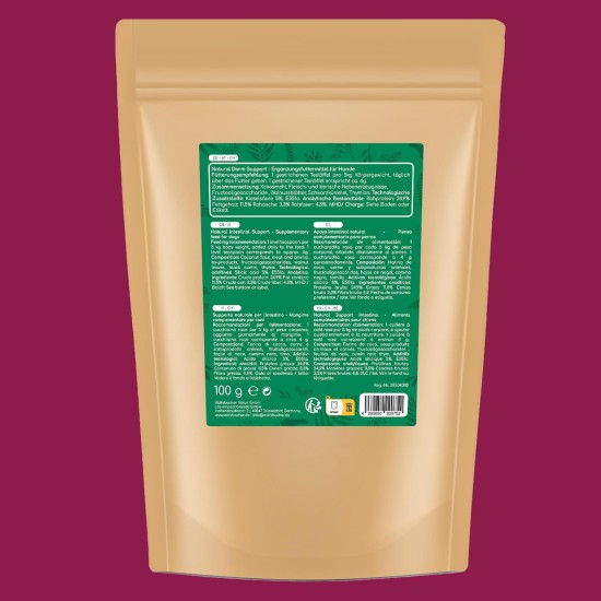 Digestive Snack for Dogs - 125 Treats with Prebiotic Yeast & Herbs | 100% Natural | Supports Intestinal Flora & Normal Faeces | 125 Gentle Dog Snacks Digestive Snack for Dogs - 125 Treats with Prebiotic Yeast & Herbs | 100% Natural | Supports Intestinal Flora & Normal Faeces | 125 Gentle Dog Snacks