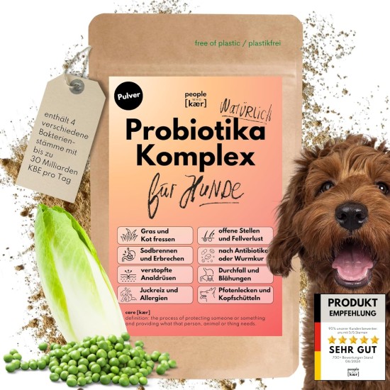 People who Kaer Probiotic Complex Powder for Dogs, 200 g - Build Intestinal Flora Dog, Intestinal Bacteria for Dogs, Intestinal Restoration Dog Supplement, Intestinal Health People who Kaer Probiotic Complex Powder for Dogs, 200 g - Build Intestinal Flora Dog, Intestinal Bacteria for Dogs, Intestinal Restoration Dog Supplement, Intestinal Health
