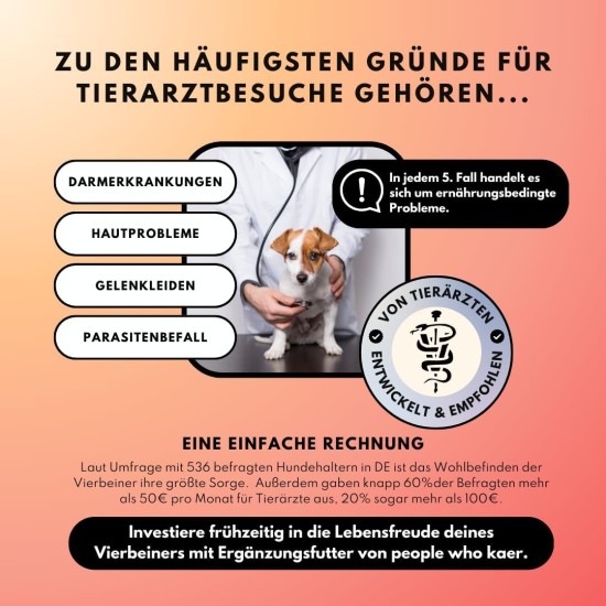 People who Kaer Probiotic Complex Powder for Dogs, 200 g - Build Intestinal Flora Dog, Intestinal Bacteria for Dogs, Intestinal Restoration Dog Supplement, Intestinal Health People who Kaer Probiotic Complex Powder for Dogs, 200 g - Build Intestinal Flora Dog, Intestinal Bacteria for Dogs, Intestinal Restoration Dog Supplement, Intestinal Health